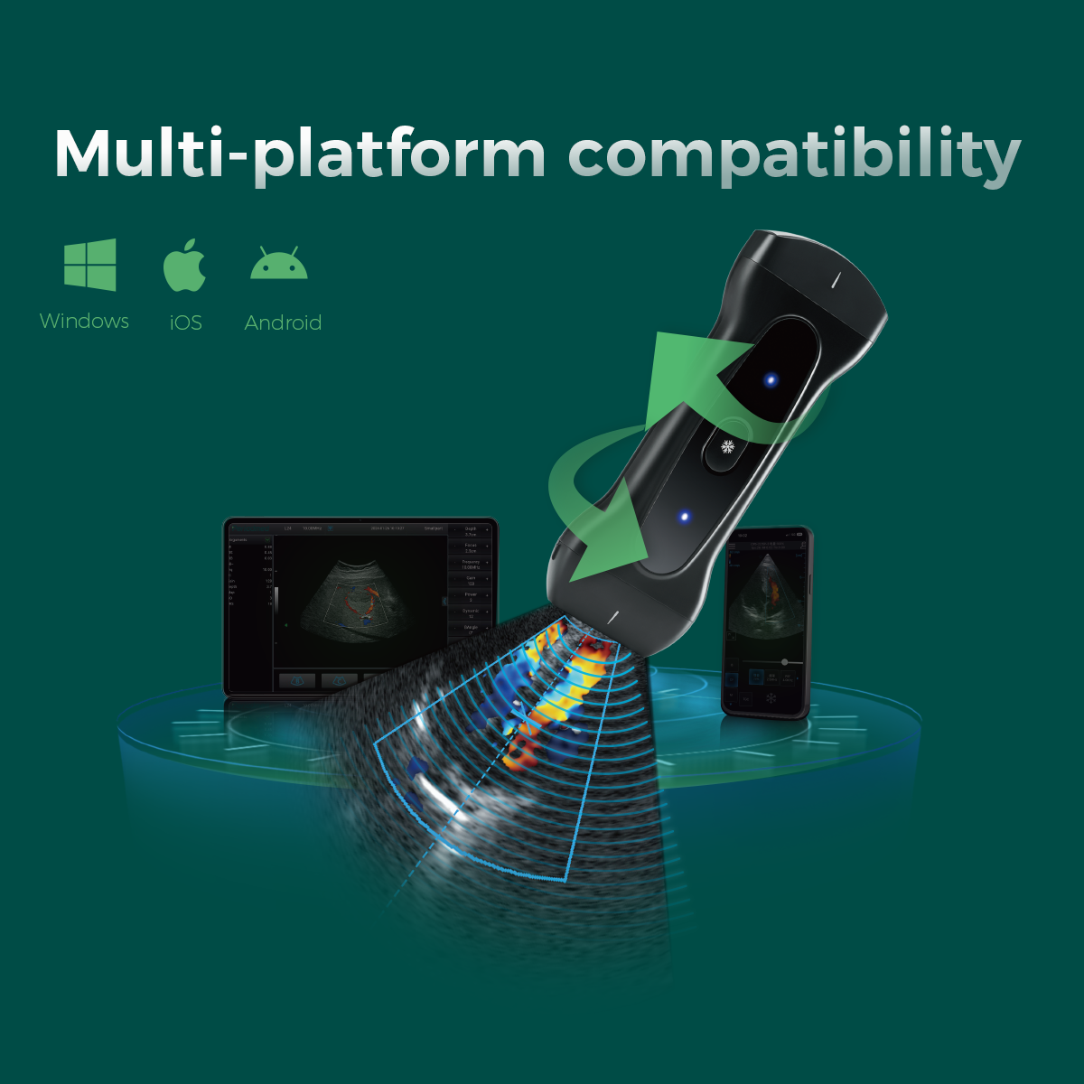 Compatible with Android, iOS, Windows Compatible with Android, iOS, Windows