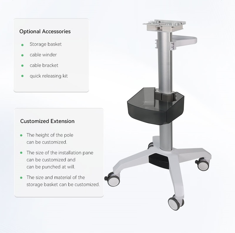 MB101D patient monitor trolley