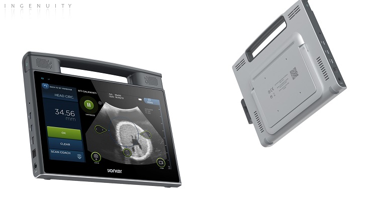 Touch screen ultrasound machine