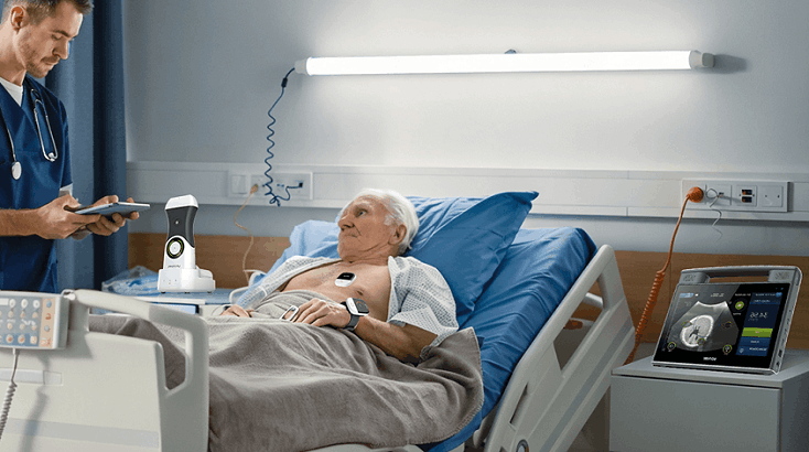 Touch screen ultrasound application