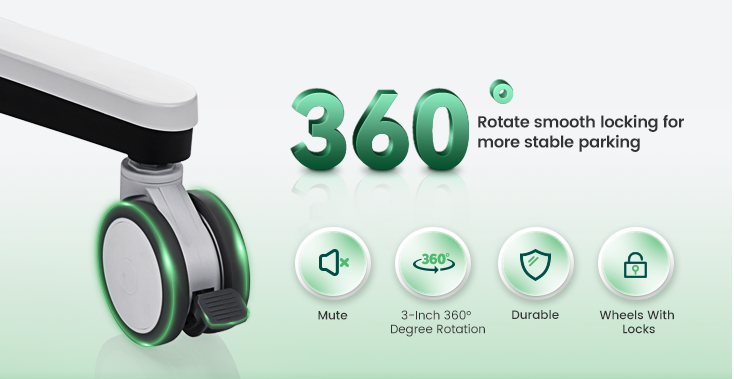 Handheld Ultrasound Cart Wheel