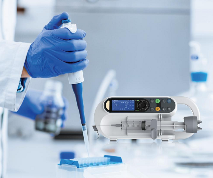 Syringe pump for lab